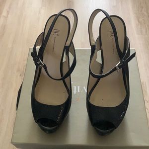Shoes, Black, Patent leather, Size 8.5 4 inch heel